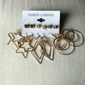 6 Pairs of Earrings